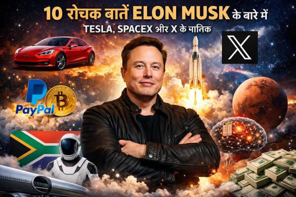 10 रोचक बातें Elon Musk के बारे में – Tesla, SpaceX और Twitter के मालिक
